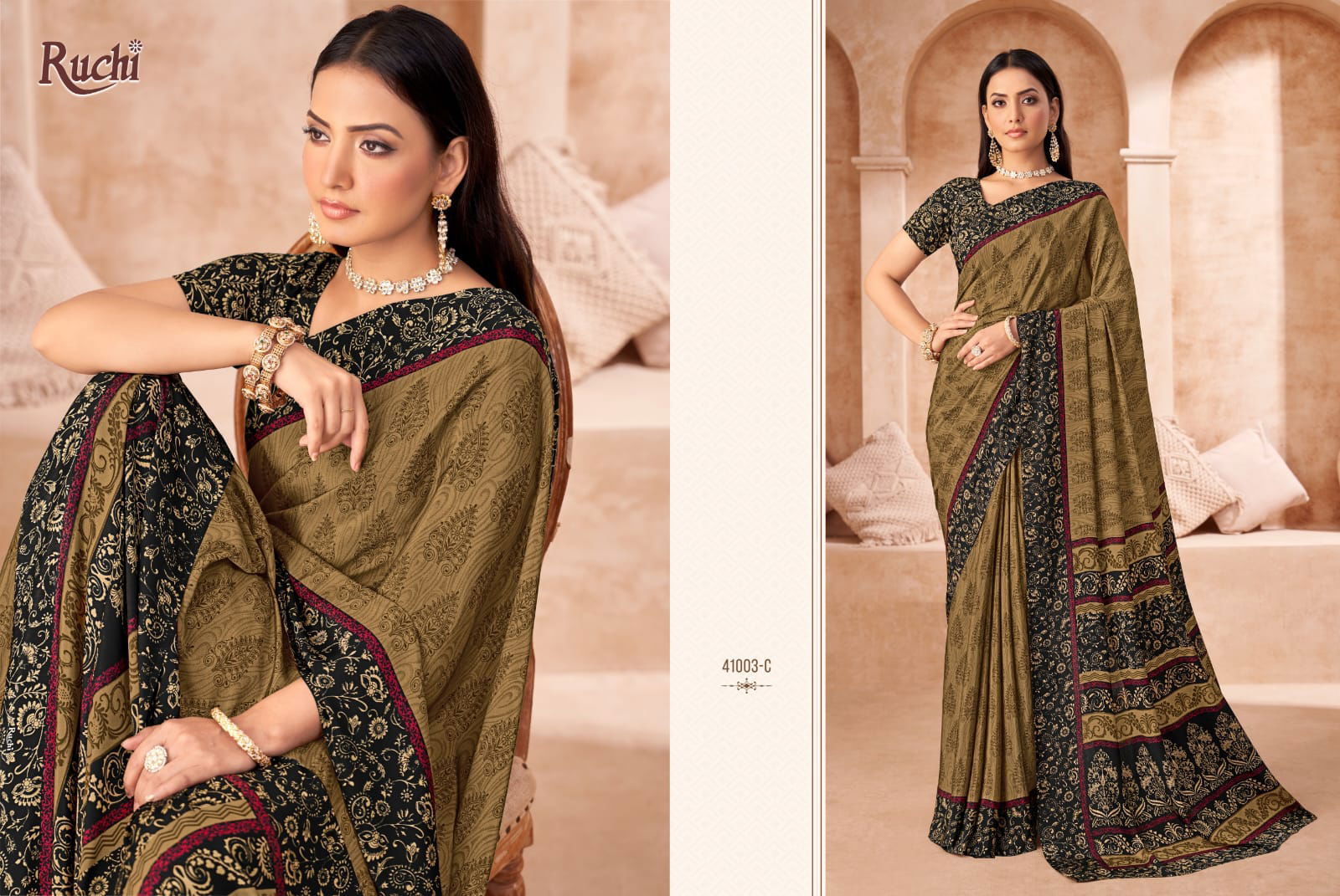 Vivanta Silk 43 By Ruchi Crepe Silk Daily Wear Saree Orders In India